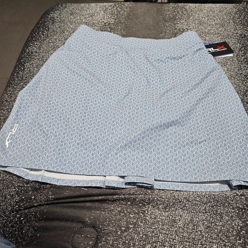 RLX Ralph Lauren Ladies Blue Chevron Skort